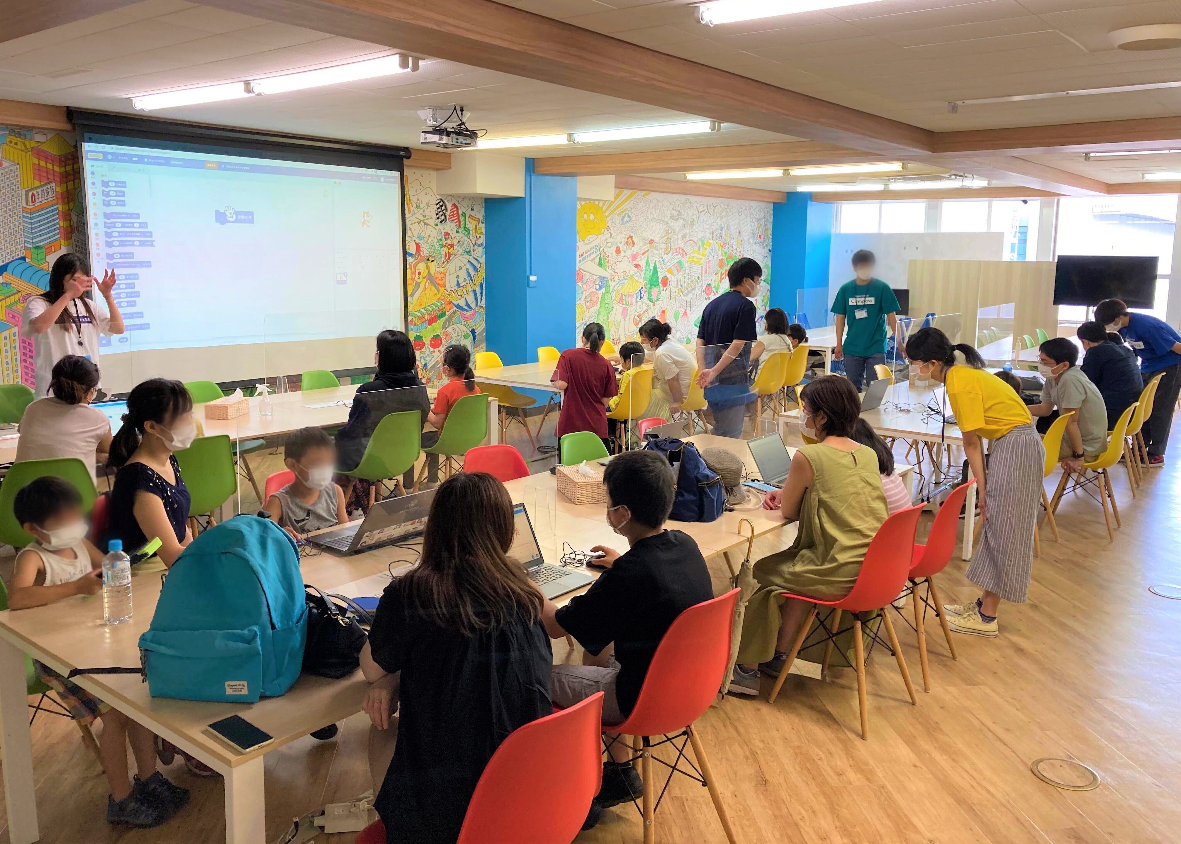 SALTPARKにて小学生向けの親子プログラミング体験会が開催されました